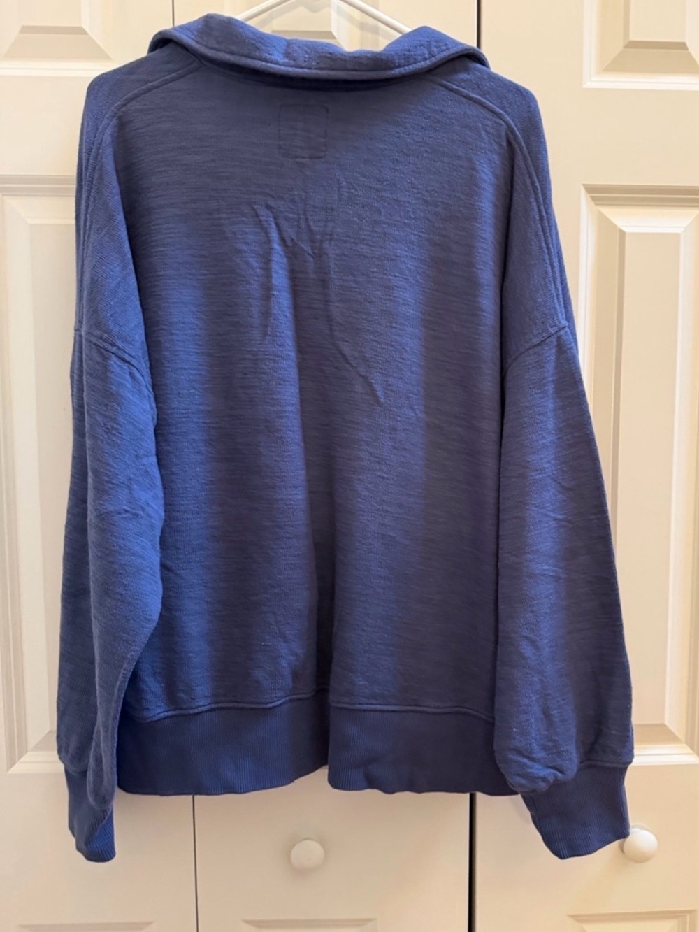 aerie Indigo V-Neck Collared Pullover - Picture 4 of 4